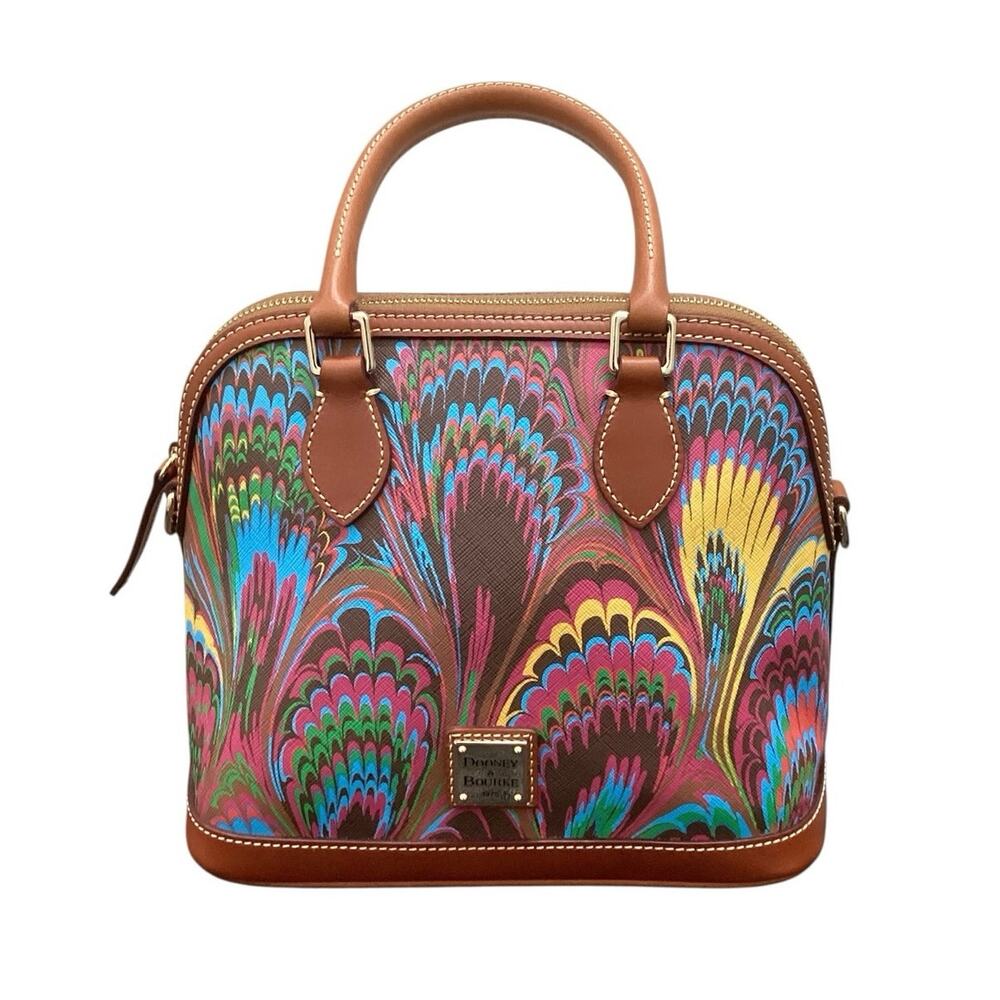 Dooney & Bourke New Multicolor Satchel Purse BPLME2287